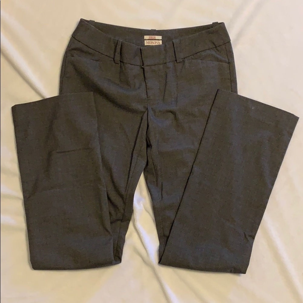 Dark gray, straight leg, Merona work pants